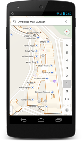 Find Your Way Through Shopping Complexes in India with Google Indoor Maps
