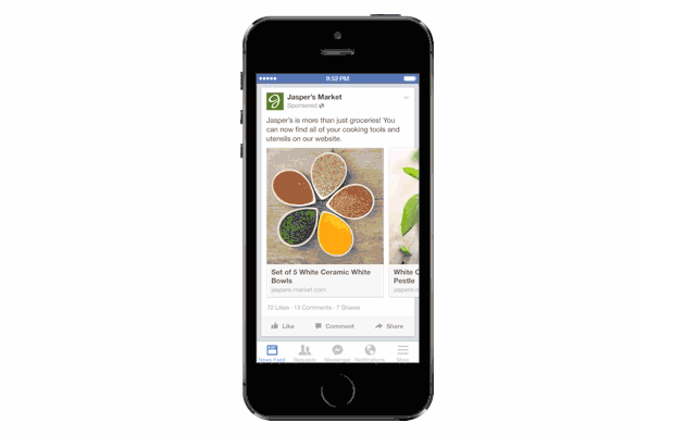 Facebook Introduces Two New Tools for Advertisers: Debuts Multi-Product Ads and Retargeted Custom Audiences
