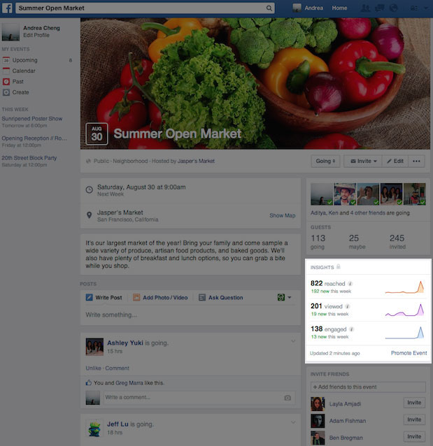 Facebook Introduces New Tools for Advertising Events in News Feed