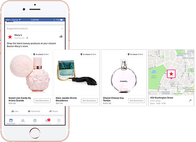 Facebook Enhances Mobile Ads To Drive In-store Sales