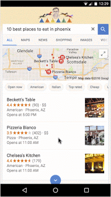Google Expands Rich Cards To Local Restaurants & Online Courses