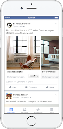 Facebook Launches Dynamic Ads For Real Estate Listings