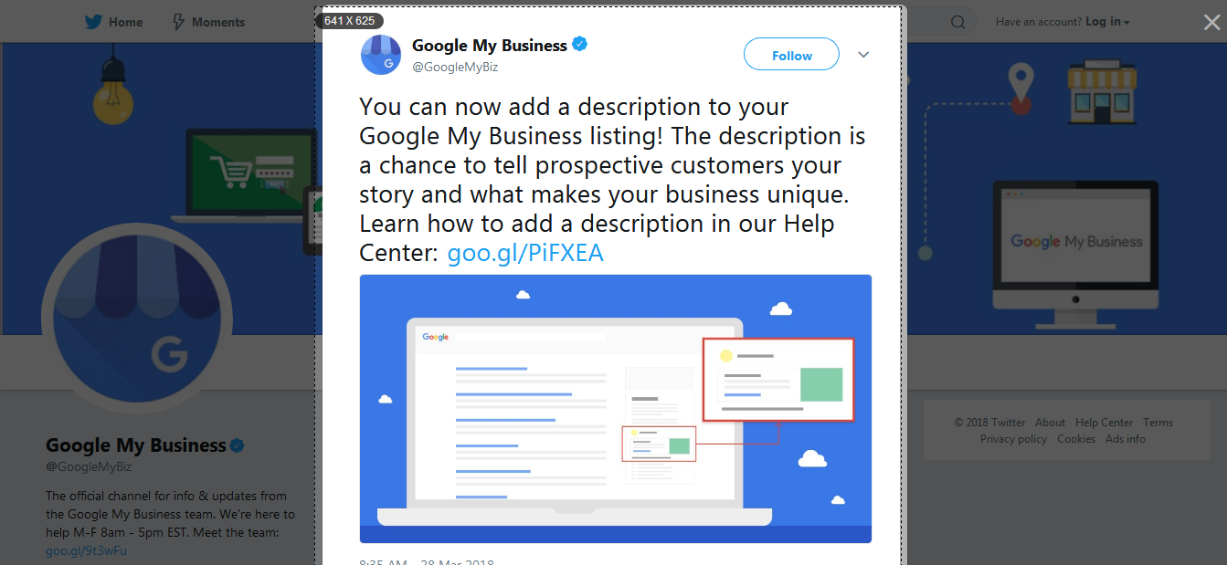 Now you can add your business description on Google My Business