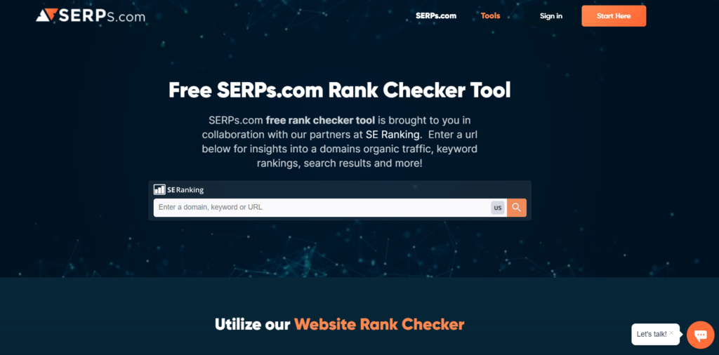 SERPs Keyword Rank Checker